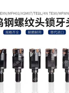 钨钢螺纹头锁牙头EXN03 MFH03 ASM07 BAP300R 400R TEBL