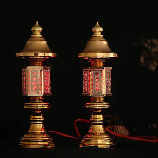 LED长明节能财神灯供前灯供佛灯关公灯供灯灯电蜡烛神社灯