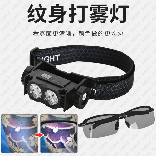 纹身打雾灯拍摄神器头戴