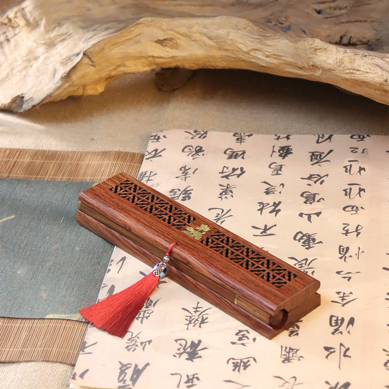 花梨木心经卧香盒便捷随身木质储香筒装香管檀香炉线香炉沉香香插,家居饰品,香薰炉,淘宝优惠券,粉丝福利购,淘宝优惠卷