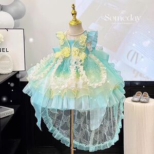 女童洛丽塔公主裙夏季2025新款儿童奇妙精灵女宝宝礼服公主连衣裙