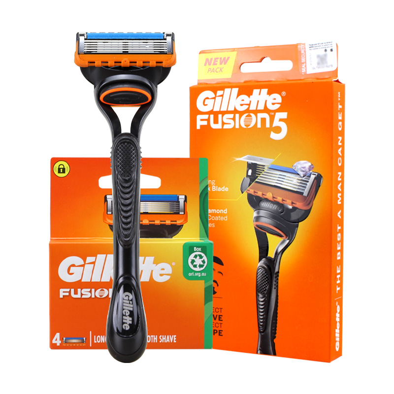 吉列锋隐5层刀片剃须刀