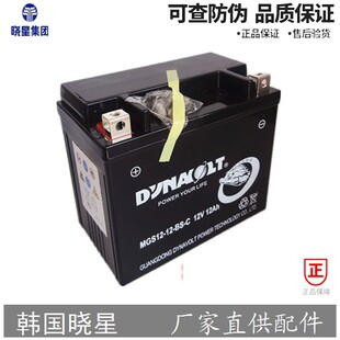 轻骑大韩晓星GV300S 650 GV250电瓶 摩托车原装 原厂免维护干电池