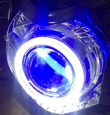 GSXS1000/GSX-S1000 15-18年大灯改装氙气灯透镜天使眼恶魔眼总成
