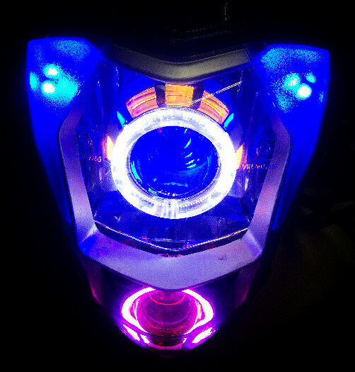 Qianjiang Benelli Little Dragon BJ300GS BJ250-15A Headlight assembly LED angel Devil Eye Running Lightsin the Motorcycle/Equipment/Fitting , Others Motorcycle Accessories  category - from Buy2taobao.com to provide professional Taobao agent buy service