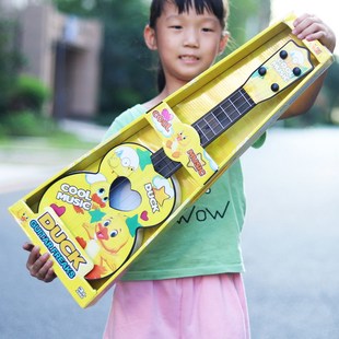 启蒙儿童艺术天赋过家家角色扮演萌鸭尤克里里益智玩具2 8岁 5岁6