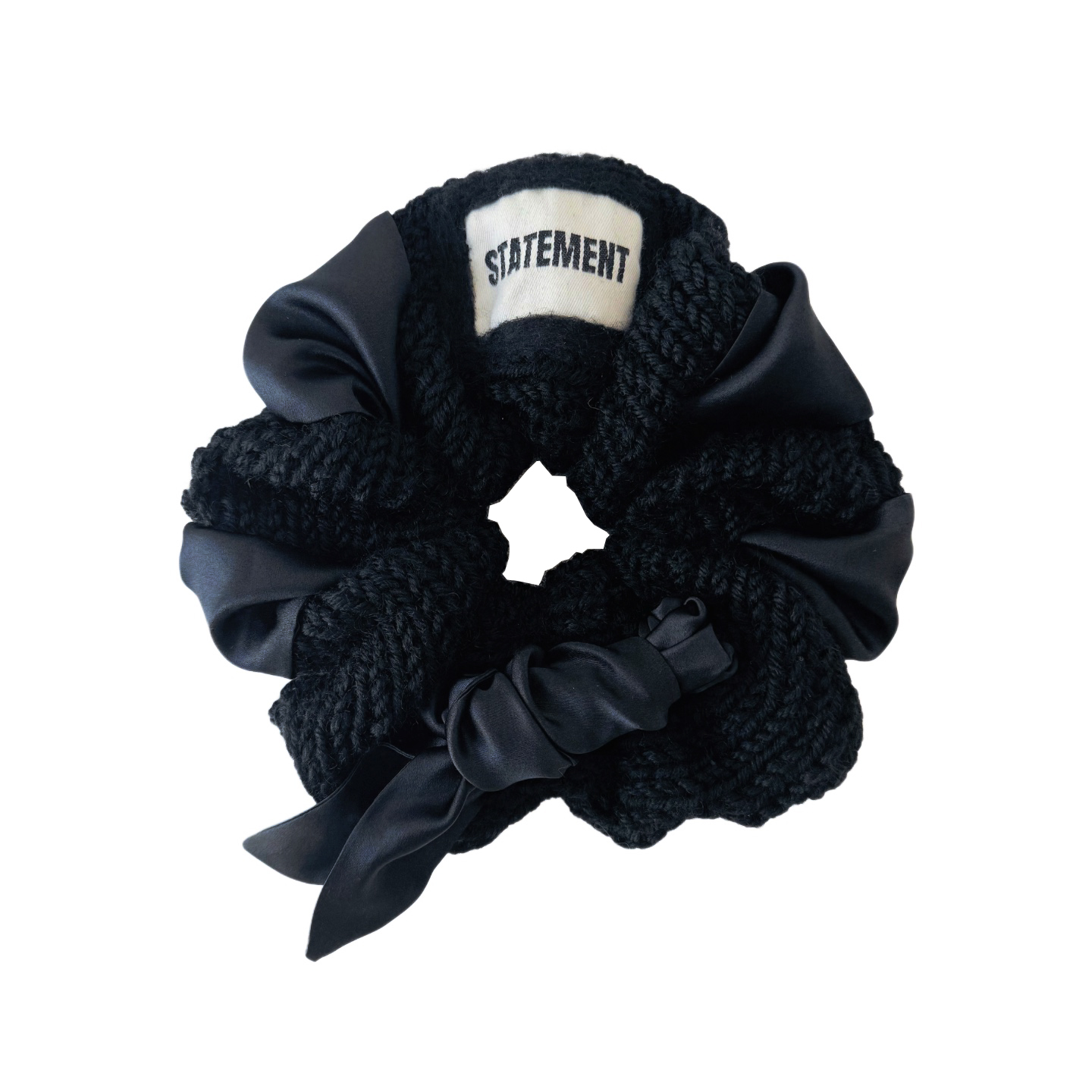 小众设计师手工纯羊毛桑蚕丝发圈