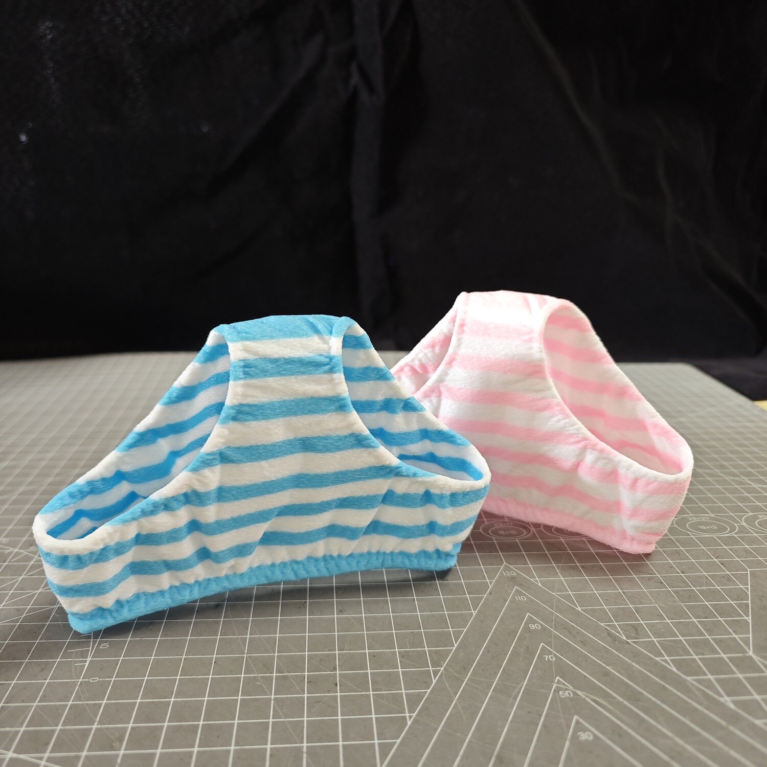 3d打印蓝白条纹胖次小内裤创意粉白间条内裤模型摆件整蛊桌面玩具