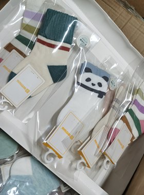 旭威美斯园婴儿袜子0-5岁宝宝袜中筒 新生儿 婴儿 YAYAYO