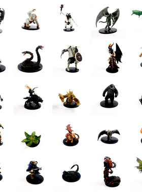 威世智Wizards魔兽系列 中号系列绿龙 牛头人等等多款