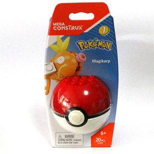 美高积木小颗粒玩具宝可梦明星精灵球多款喵喵皮卡丘