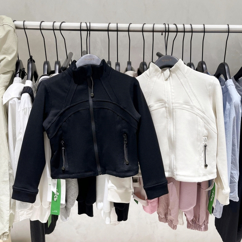 女大童短款上衣运动螺纹拉链夹克瑜伽服外套2026秋季新品韩国童装