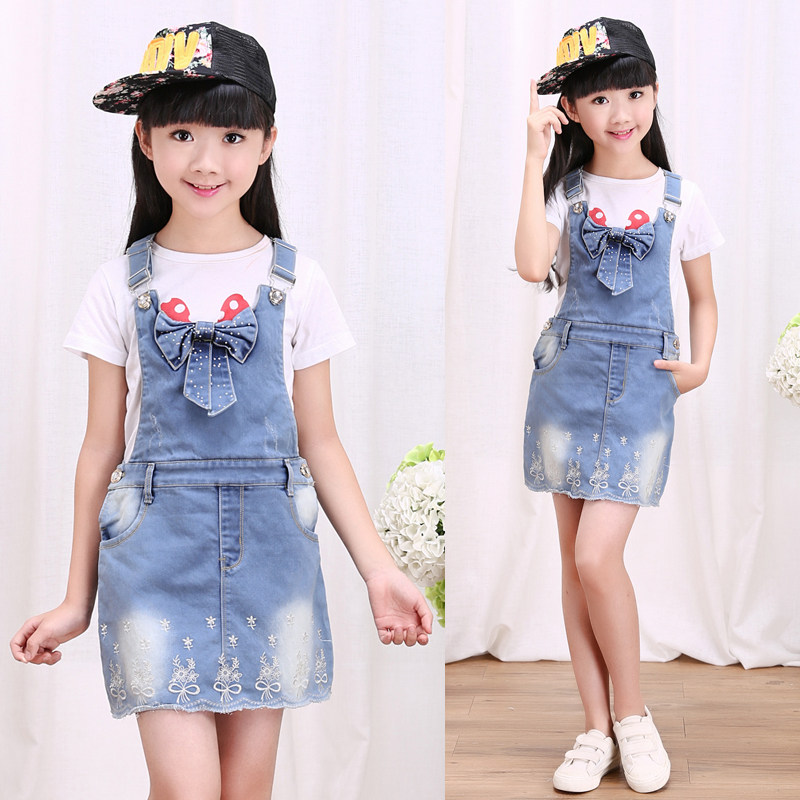 Jupe fillette en toile - Ref 2049878 Image 3