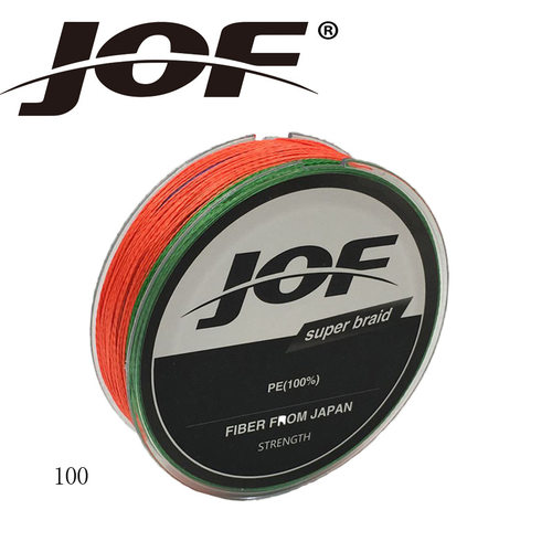 JOF五彩100米大力马鱼线 十米一色pe线 歆力渔具厂家直销渔线