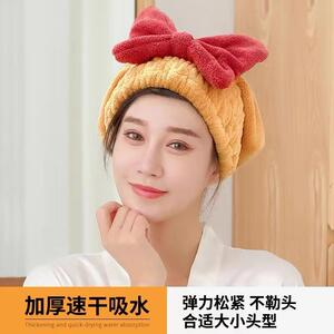 浴帽双层加厚超强吸水干发巾