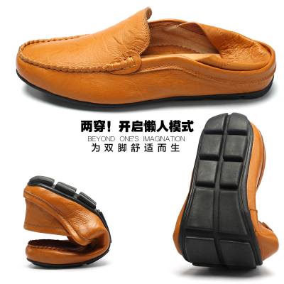 夏季2025新款豆豆鞋男士