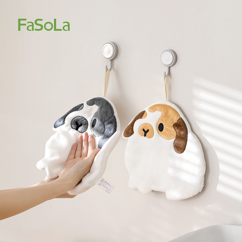 FASOLA挂式吸水速干卡通擦手巾