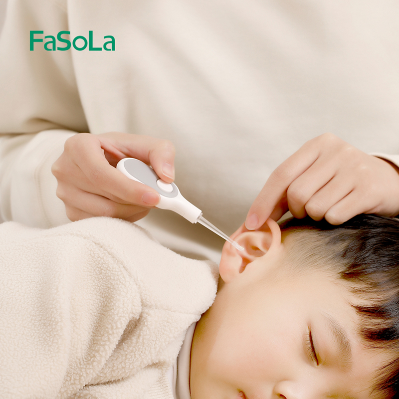 FASOLA挖耳勺儿童专用发光掏耳朵