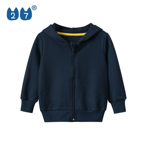 27kids春秋新款连帽卫衣运动服