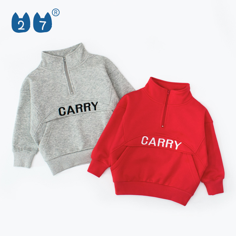 加绒童装秋冬韩版儿童卫衣