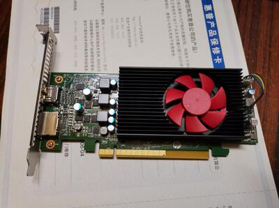 RX550半高显卡4K60HZ双屏