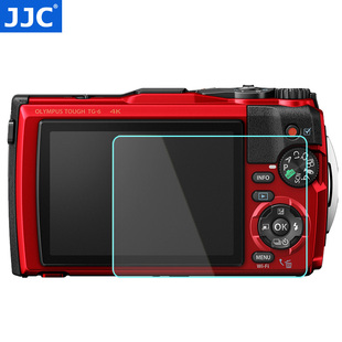 TG5 TG4 适用奥林巴斯TG7 6屏幕保护膜潜水相机贴膜 TG6 Tough JJC TG3钢化膜