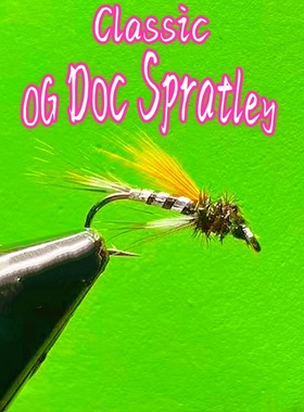 飞钓路亚毛钩 Classic OG Doc Spratley 天展飞蝇若虫钩饵实战饵