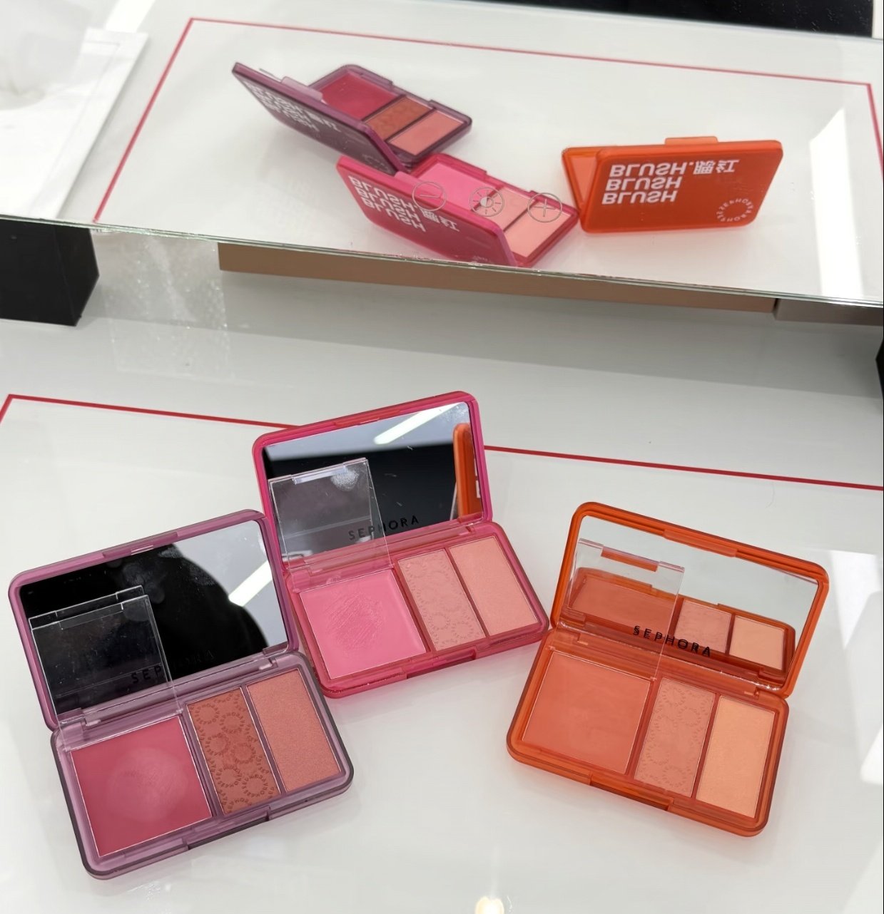 Sephora丝芙兰26新品三色腮红盘唇颊两用膏状哑光珠光一盘多用,彩妆/香水/美妆工具,腮红/胭脂,淘宝优惠券,粉丝福利购,淘宝优惠卷