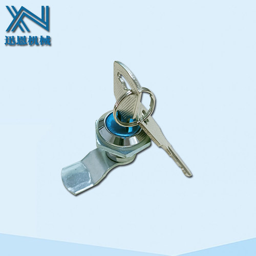 锌合金MS407-1-2锁配电箱锁电柜箱转舌锁黑色白色圆柱锁机箱机