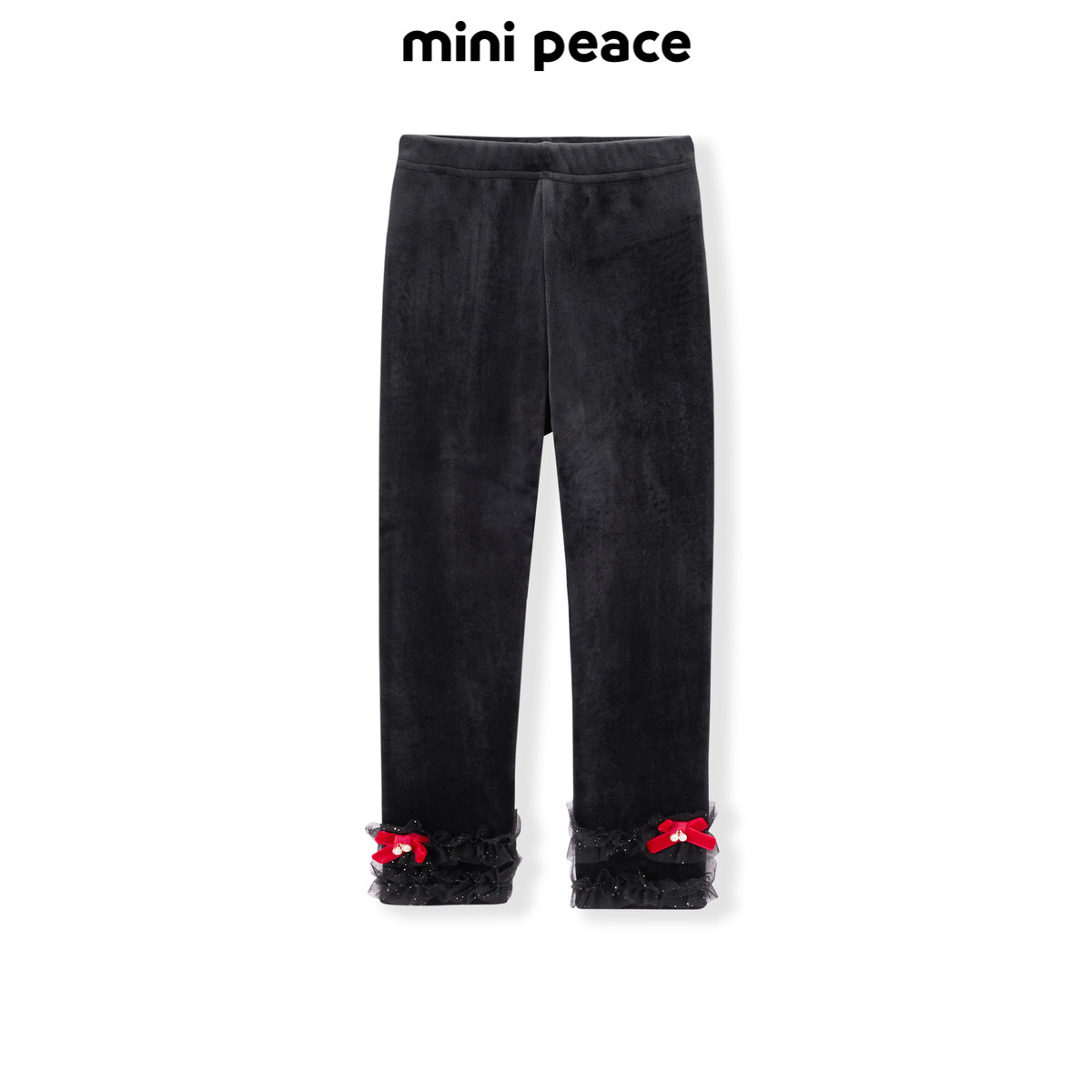 【专柜同款】MINIPEACE太平鸟童装女童打底裤冬季新款花边裤子,童装/婴儿装/亲子装,裤子,淘宝优惠券,粉丝福利购,淘宝优惠卷
