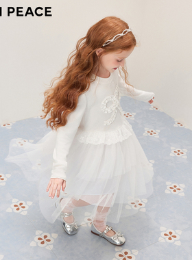 【公主系列】MINIPEACE太平鸟童装女童连衣裙春季甜美公主纱裙