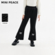 子加绒保暖裤 MINIPEACE太平鸟童装 女童裤 冬季 子洋气 儿童喇叭裤