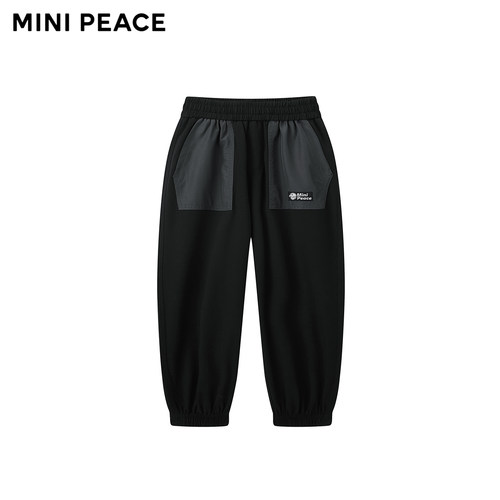 【专柜同款】MINIPEACE太平鸟童装男童裤子秋季儿童长裤运动裤