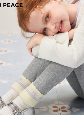 【专柜同款】MINIPEACE太平鸟童装女童打底裤秋季新款儿童裤子