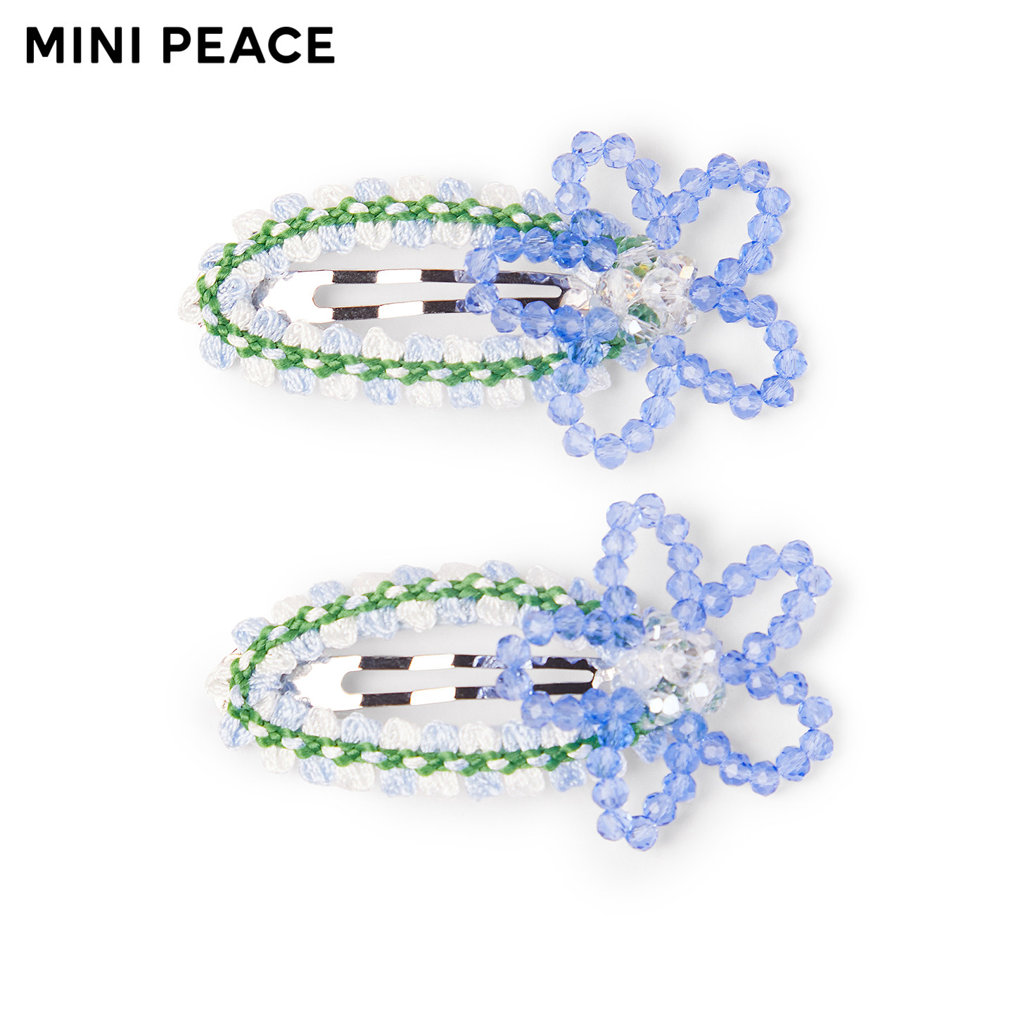 【专柜同款】MINIPEACE太平鸟童装女童发饰新款花朵夏日儿童对夹