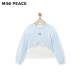 女童卫衣秋季 MINIPEACE太平鸟童装 女宝两件套上衣 专柜同款