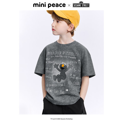 minipeace太平鸟芝麻街短袖T恤
