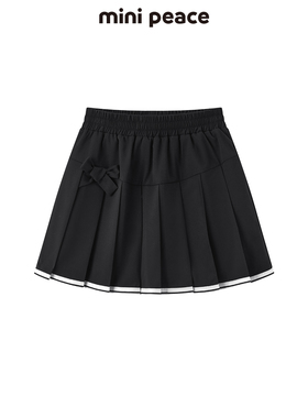 【专柜同款】MINIPEACE太平鸟童装儿童半身裙夏季新款女童短裙