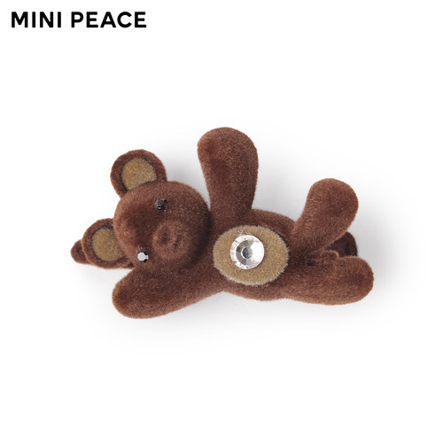 【专柜同款】MINIPEACE太平鸟童装女童小熊发饰儿童发夹小女孩