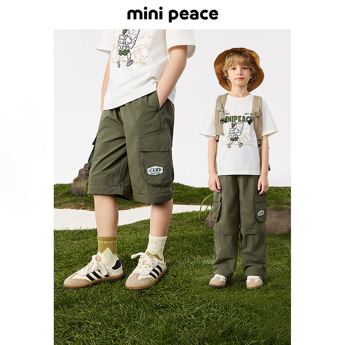 太平鸟童装男童工装裤夏季薄款儿童可拆卸长裤五分短裤,童装/婴儿装/亲子装,工装裤,淘宝优惠券,粉丝福利购,淘宝优惠卷