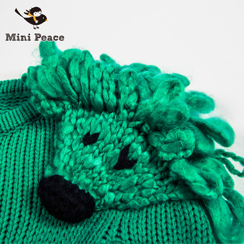 Pull fille MINI PEACE à sans manches - Ref 2104609 Image 4