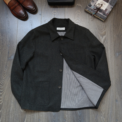 CAILENOW复古法式工装夹克