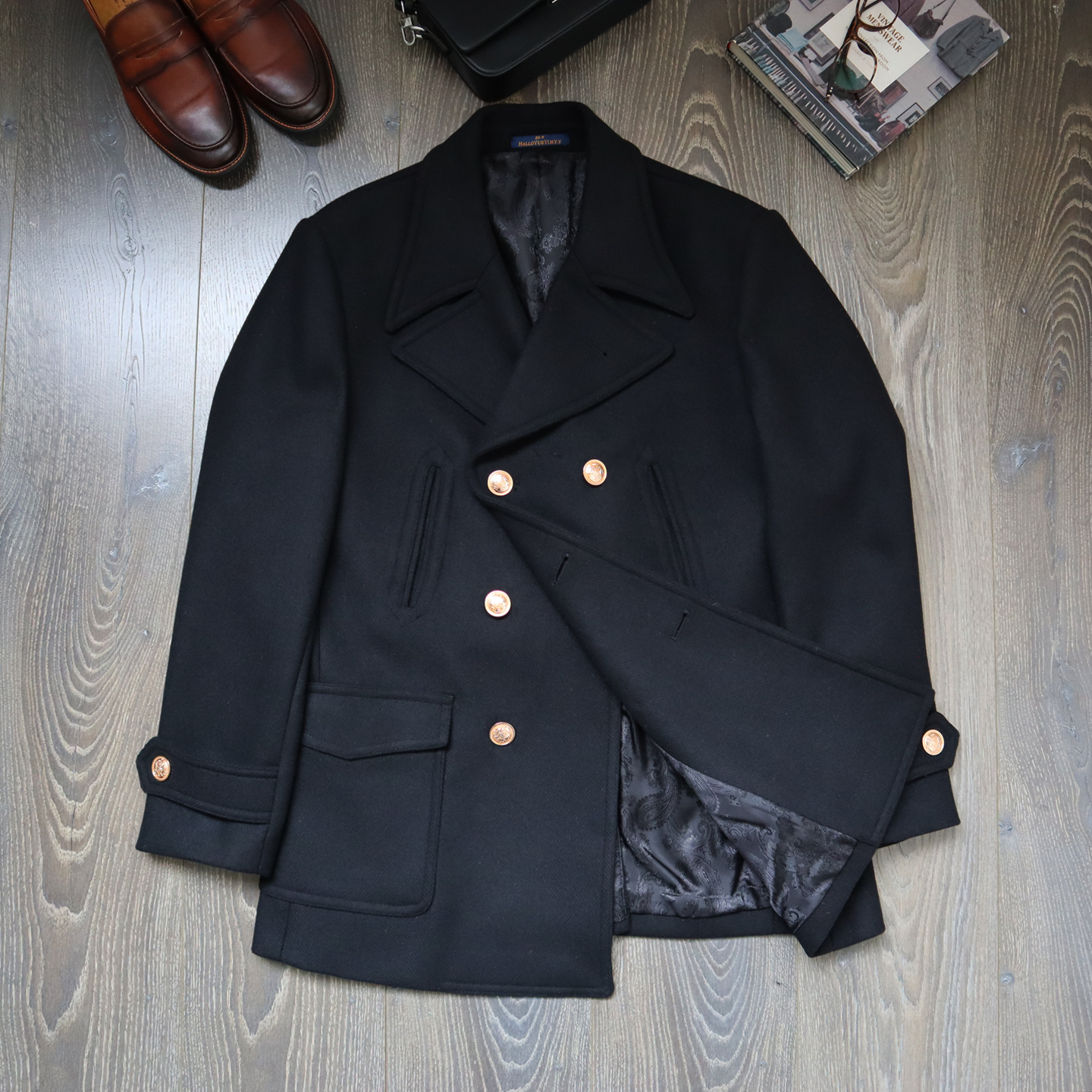 CAILENOW海军PEA-COAT短大衣