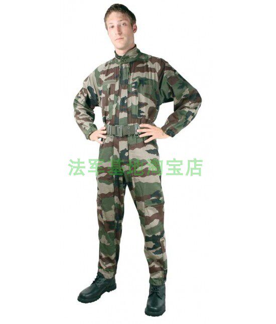 法军公发法国外籍兵团空军航空兵F2丛林CE战术作战连体衣