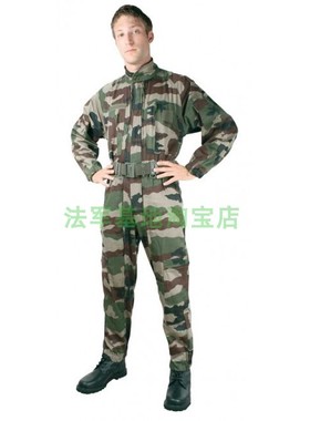 法军公发法国外籍兵团空军航空兵F2丛林CE战术作战连体衣