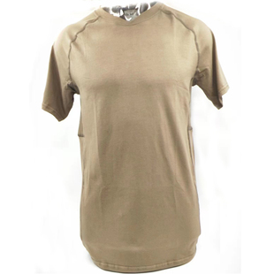 法军公发法国外籍兵团新款狼棕色沙色速干T恤V领透气打底衫短袖