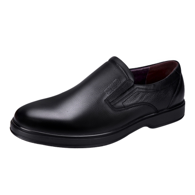 3513巡洋舰新品男鞋休闲英伦皮男式春季低帮鞋皮鞋黑色单鞋