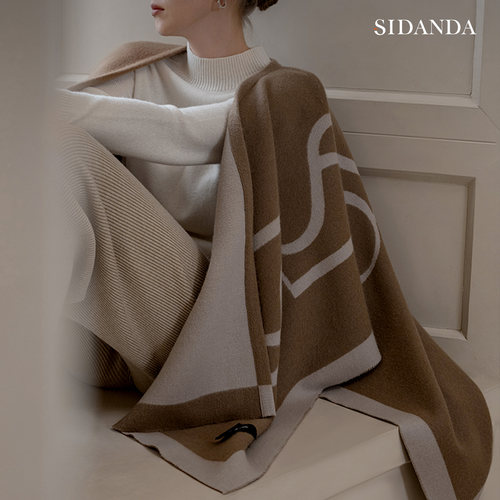 SIDANDA秋冬保暖羊绒披肩