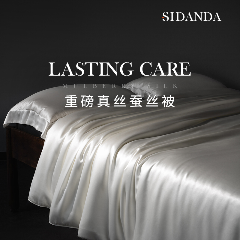 22姆米真丝蚕丝被四季被