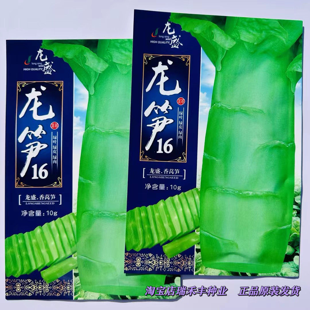 龙盛龙笋16莴笋种子圆叶